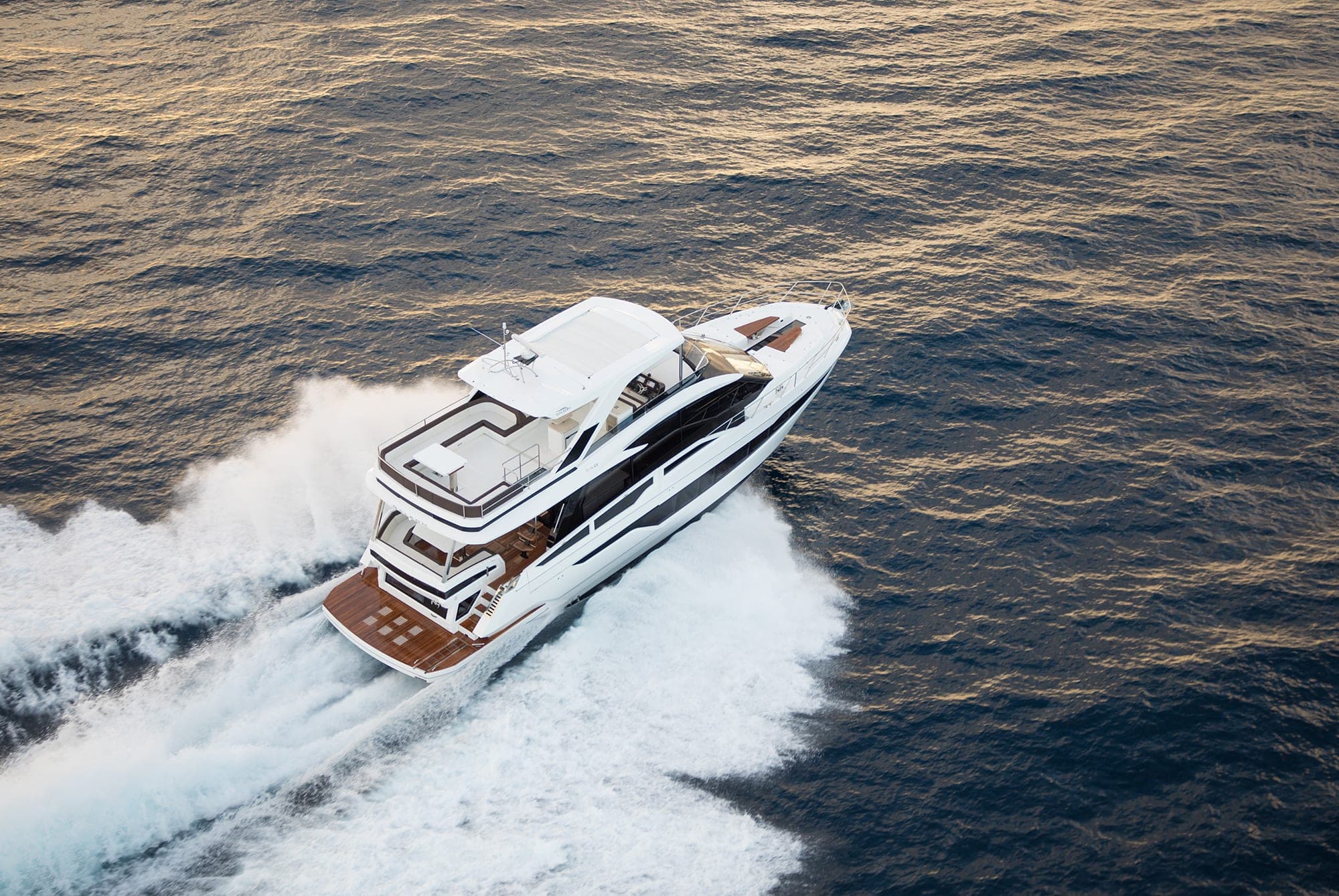 Members aboard the Galeon 640 Fly in San Diego Bay